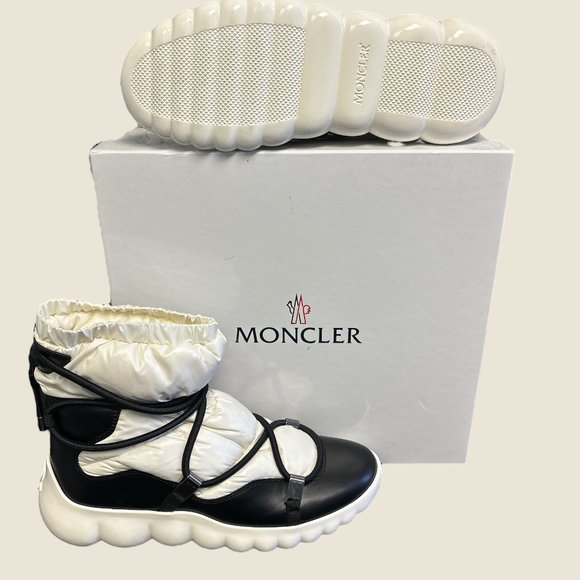 MONCLER QUILTED CORA STIVAL APRES SKI BOOTIES - Picture 3 of 5